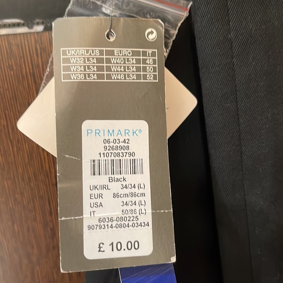 Primark Black Pants New With Tags - Picture 7 of 11